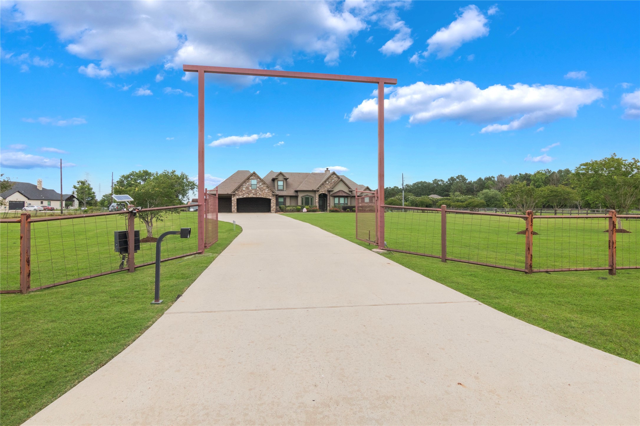 2915 Kennings Road Crosby, TX 77532 - Photo 7 of 49 Grand Gated Entry.
