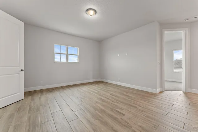 a view of an empty room