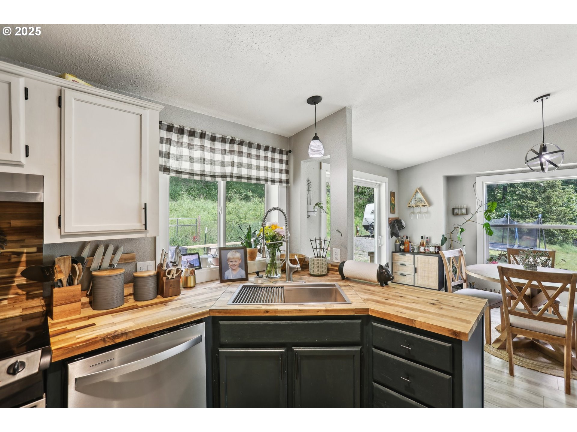 39585 Southwest Lasalle Road Gaston, OR 97119 - Photo 12 of 44 a kitchen with sink and large window