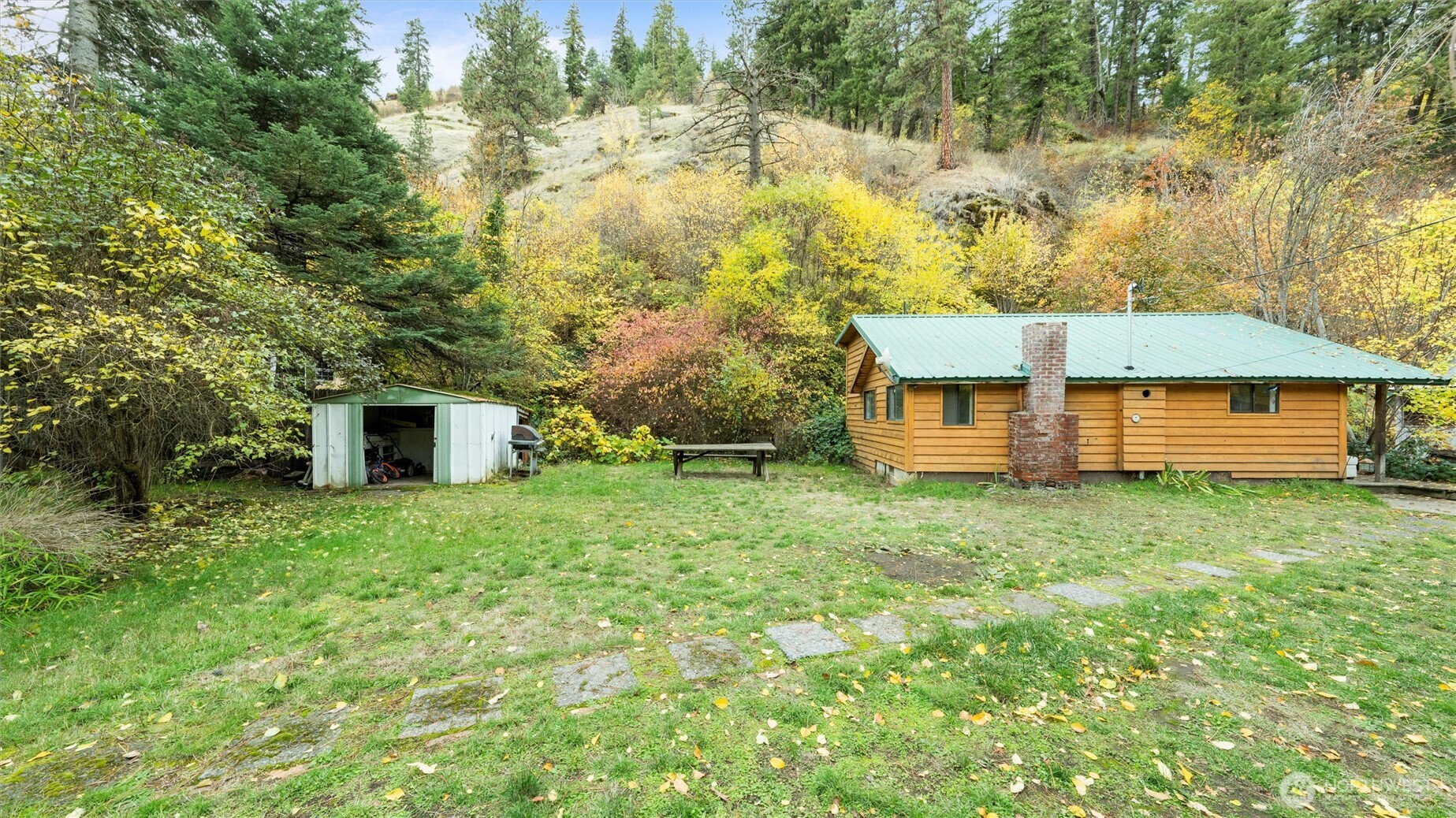 10246 Mill Creek Road Walla Walla, WA 99362 - Photo 24 of 31 a backyard of a house with plants and a garden
