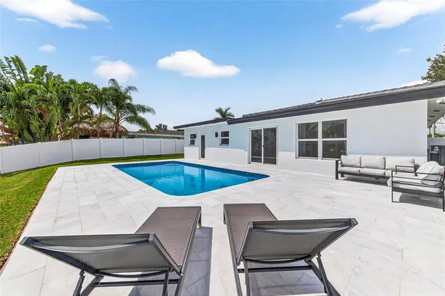 a view of a outdoor space with seating area