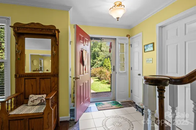 a bedroom with furniture and a bed