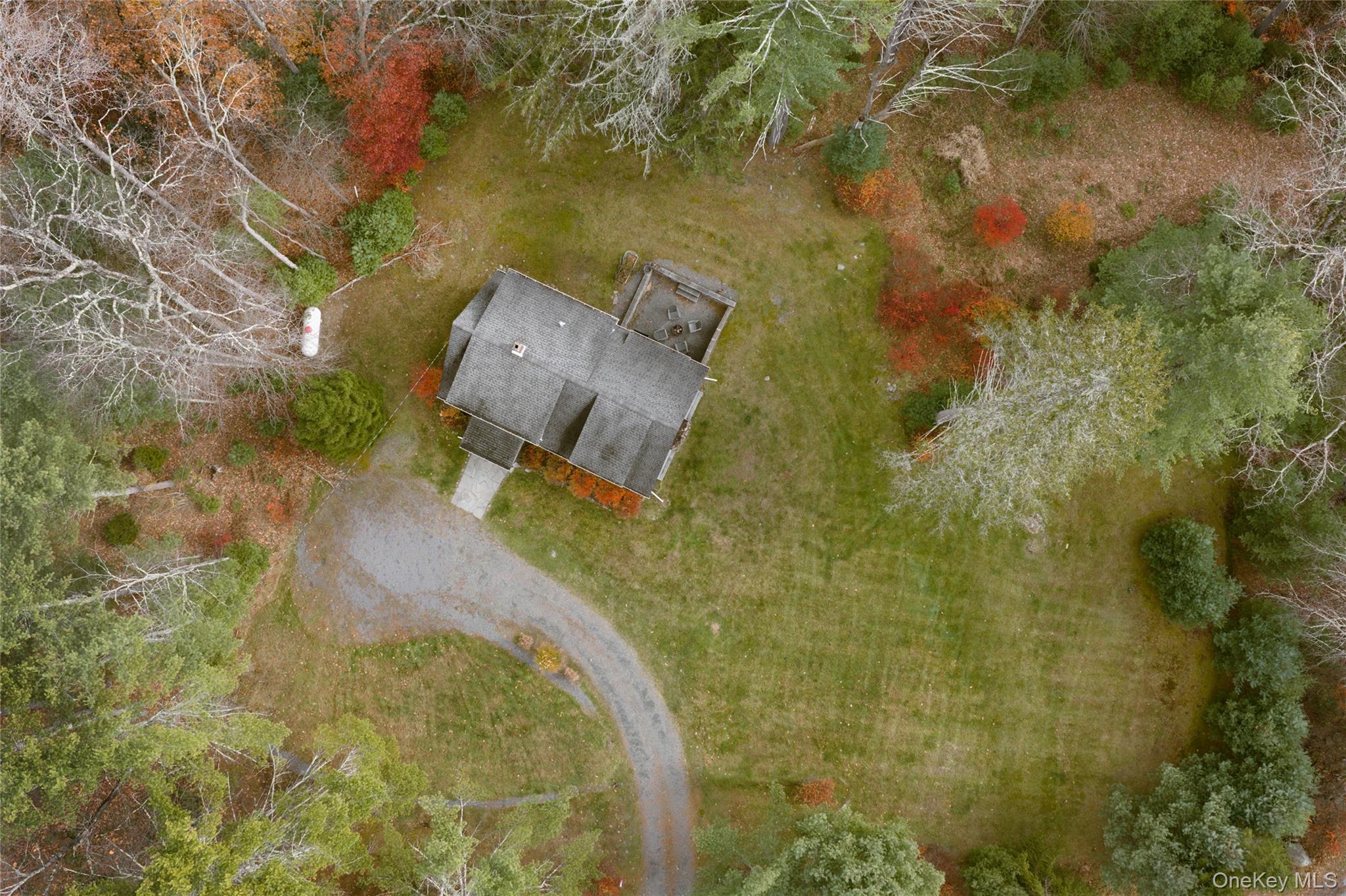 3 Corkscrew Road Barryville, NY 12719 - Photo 19 of 19 a aerial view of a house with a yard
