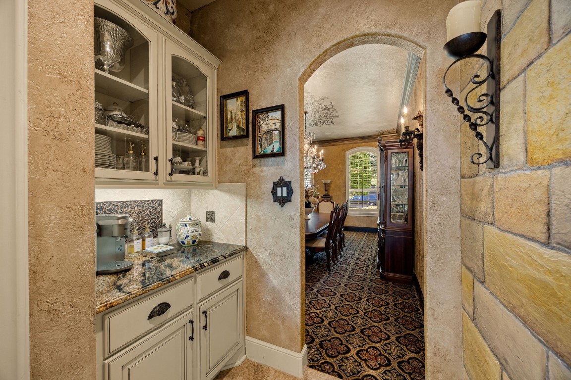 26515 Ashley Ridge Lane Katy, TX 77494 - Photo 20 of 50 a bathroom with a granite countertop sink a mirror and shower