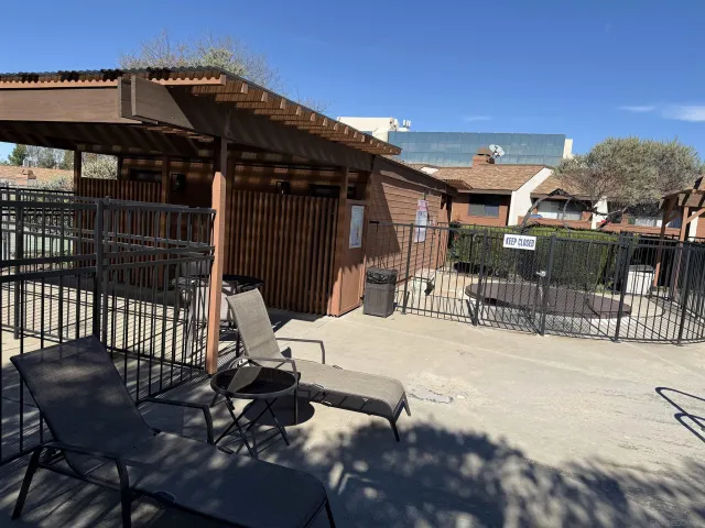 a picture of houses with city view