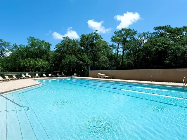 a view of swimming pool with an outdoor space