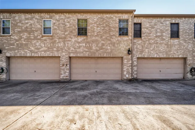 a view of brick walls