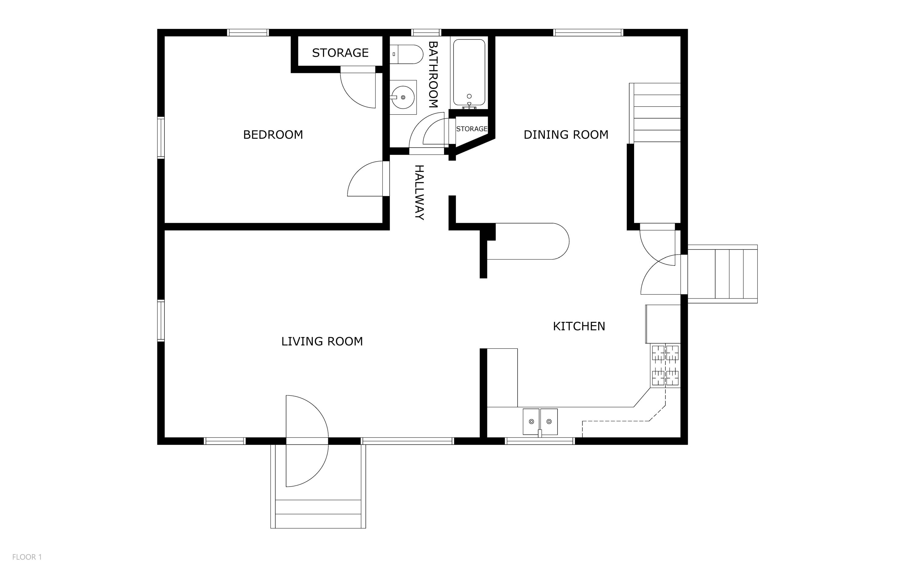 156 Depot Street Unity, ME 04988 - Photo 4 of 27 First Floor