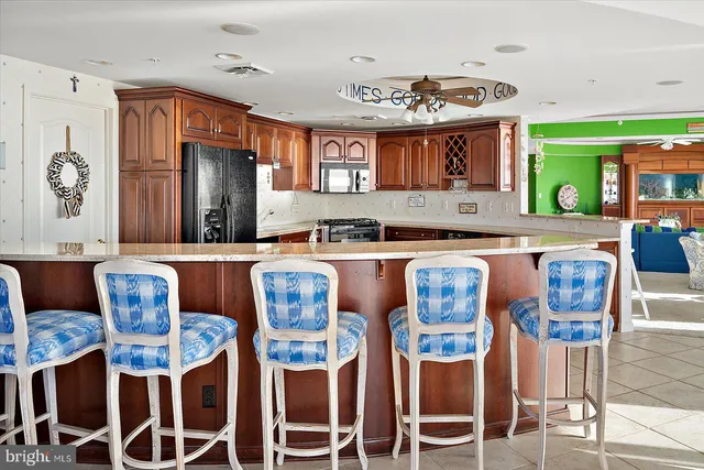 a view of an ocean and beach