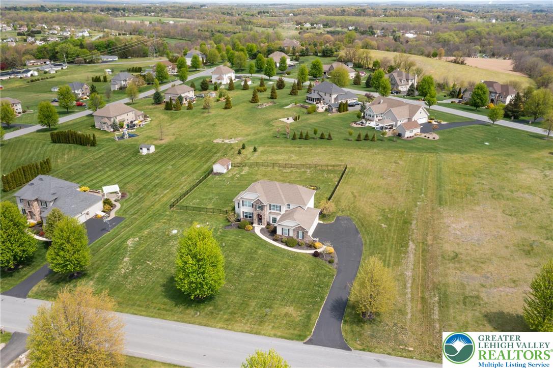 208 East Dell Road Bath, PA 18014 - Photo 37 of 40 an aerial view of residential houses with outdoor space