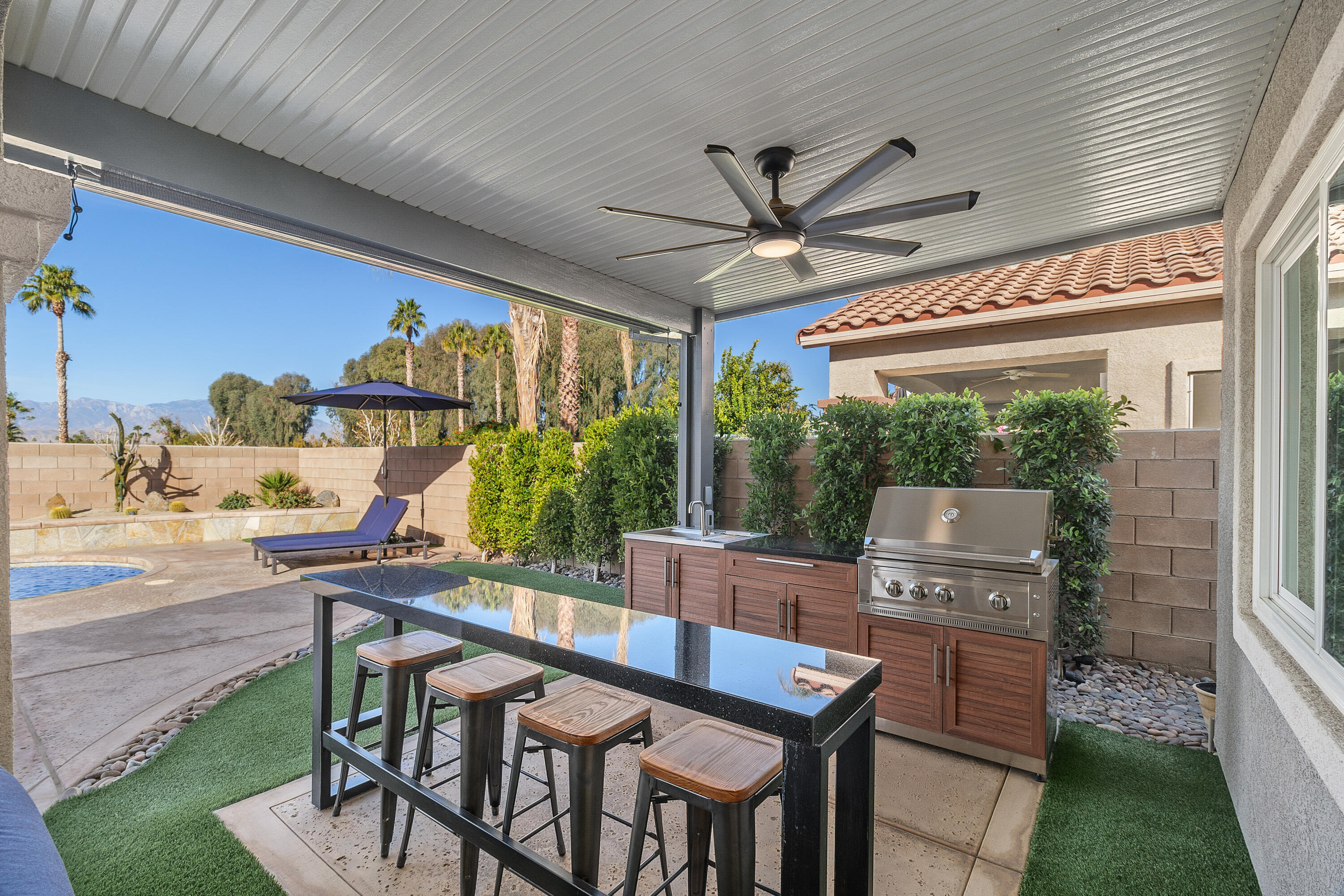 45703 Crosswater Street Indio, CA 92201 - Photo 34 of 41 45703 Crosswater - Back Patio