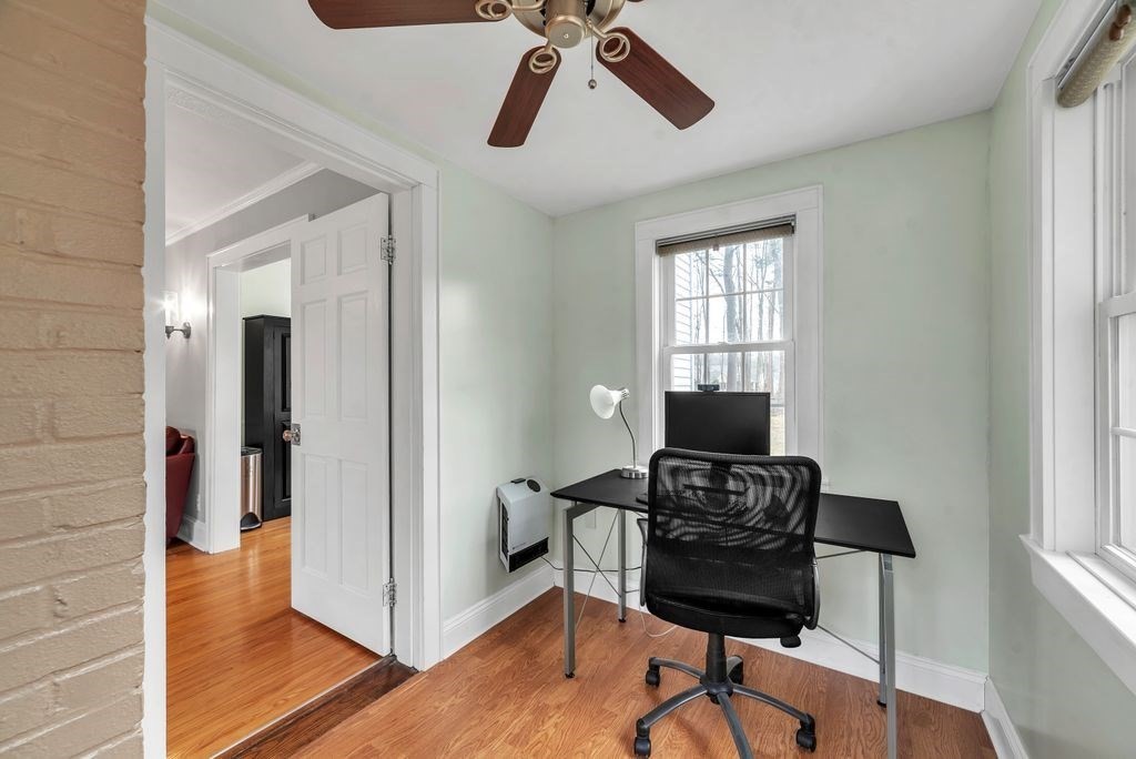106 Granville Road Westfield, MA 01085 - Photo 14 of 42 a view of a workspace with furniture and a window