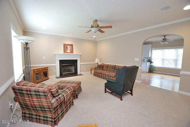 3518 Carriage Farm Road Rocky Mount, NC 27804 - Photo 22 of 39 Greatroom with fireplace and gas logs