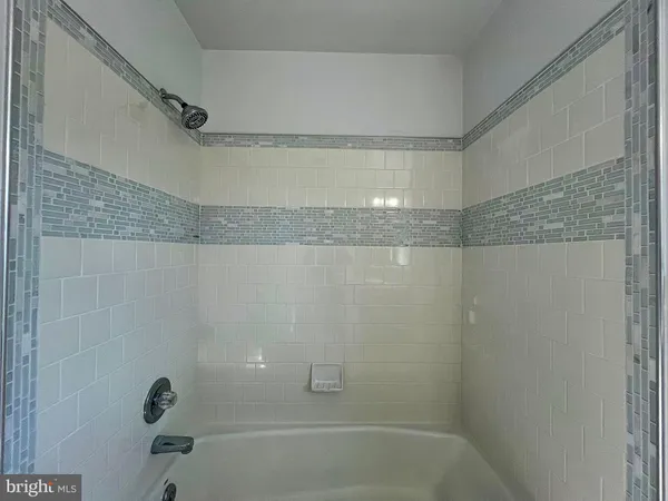 a bathroom with a shower and a bathtub