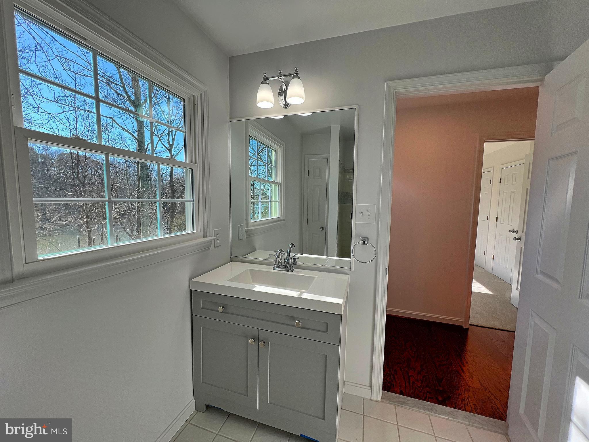 5629 Gunner Run Road Churchton, MD 20733 - Photo 30 of 51 a bathroom with a sink and a mirror