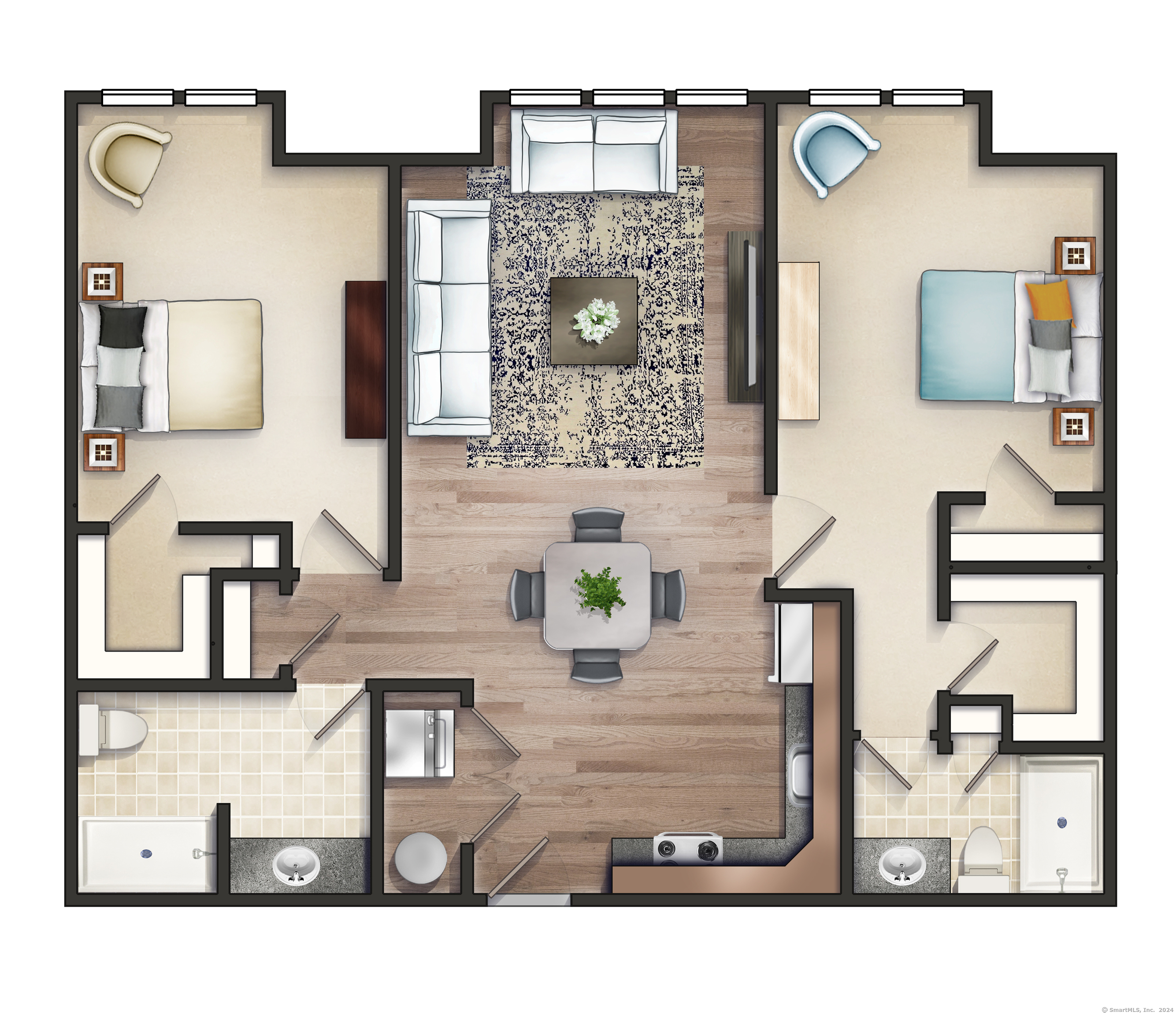 35 Old Quarry Road, Unit C8 Ridgefield, CT 06877 - Photo 2 of 15 a bathroom with a sink mirror and vanity