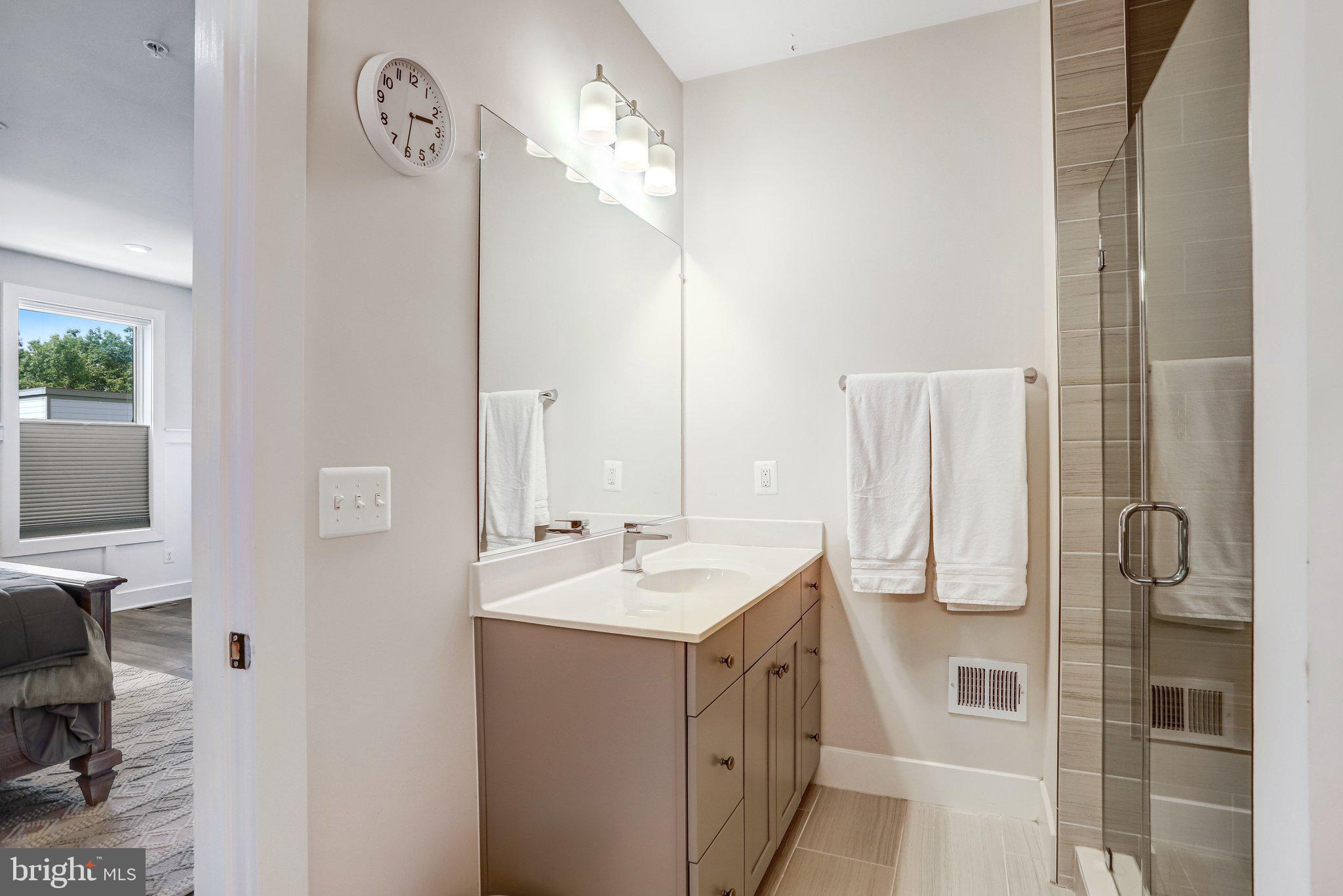 1662 Bandit Loop, Unit 3B Reston, VA 20190 - Photo 30 of 47 Primary Bath w/ large Shower & separate vanities