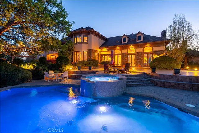 a house view with a garden space