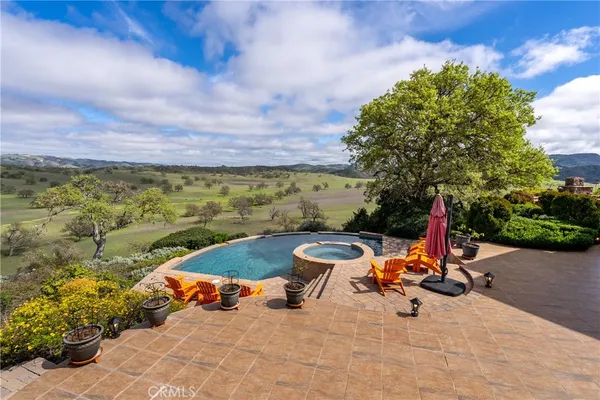 a view of a lake with a mountain