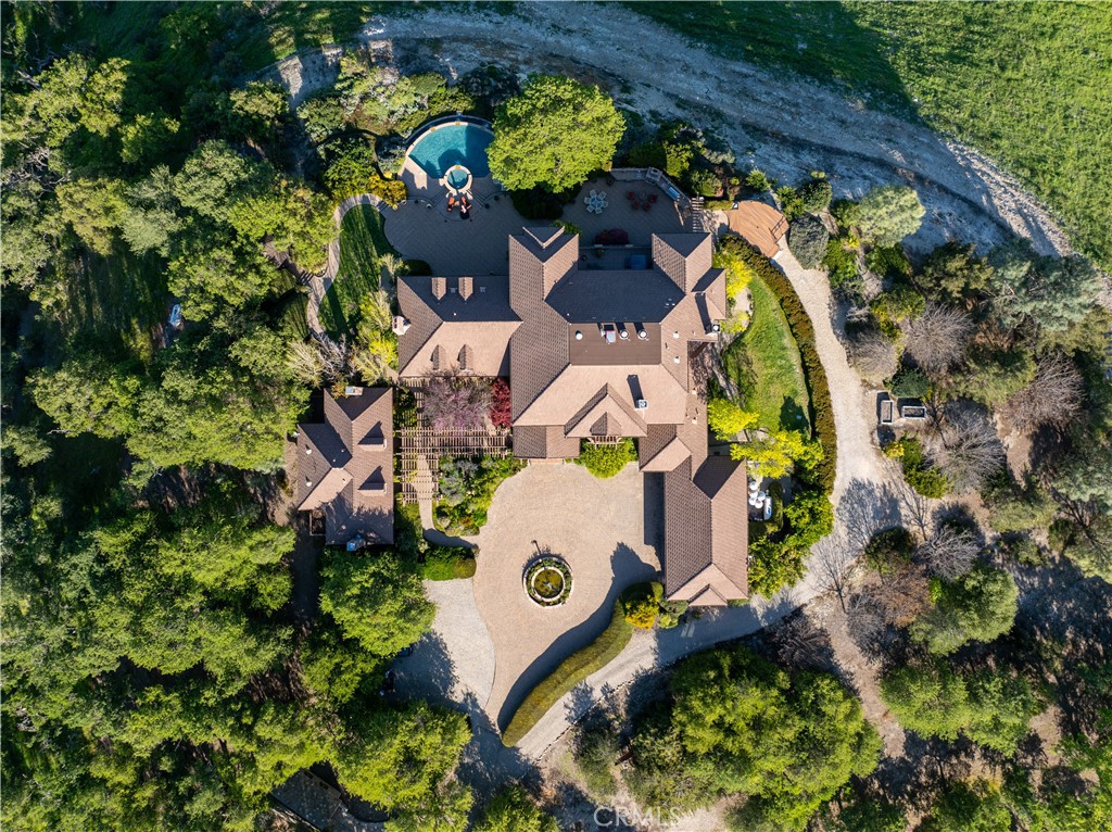 76525 Interlake Road Bradley, CA 93426 - Photo 46 of 75 an aerial view of residential house with outdoor space and swimming pool