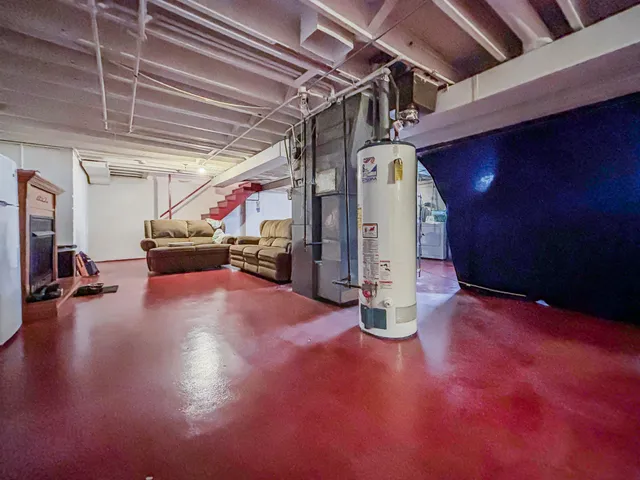 a view of storage and utility room