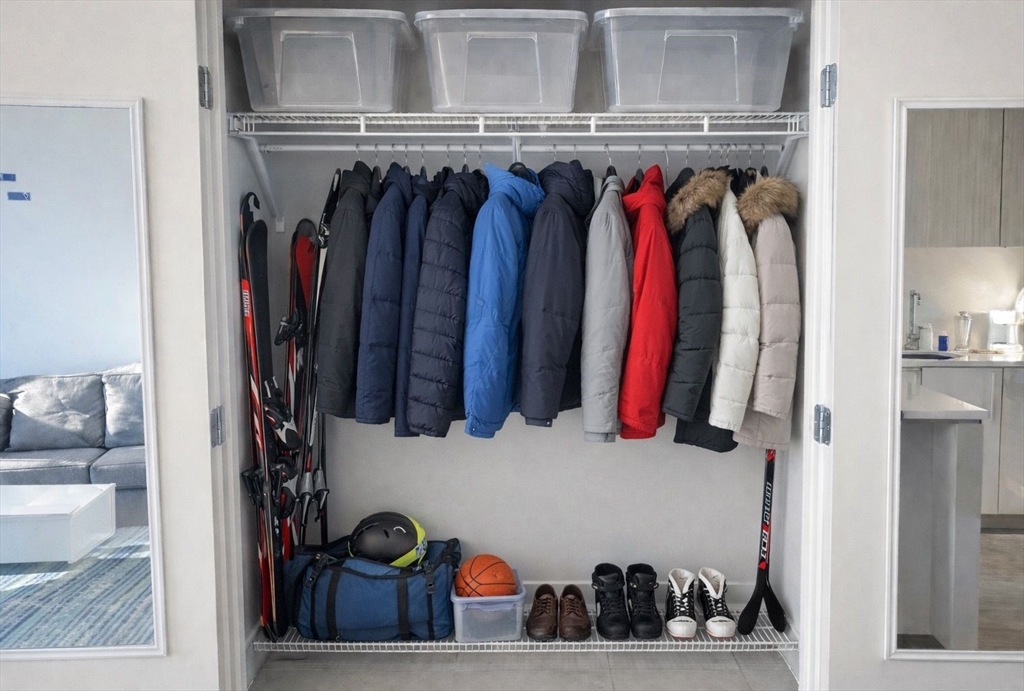 80 Fenwood Road, Unit 706 Boston, MA 02115 - Photo 11 of 33 a view of walk in closet with clothes and shoes