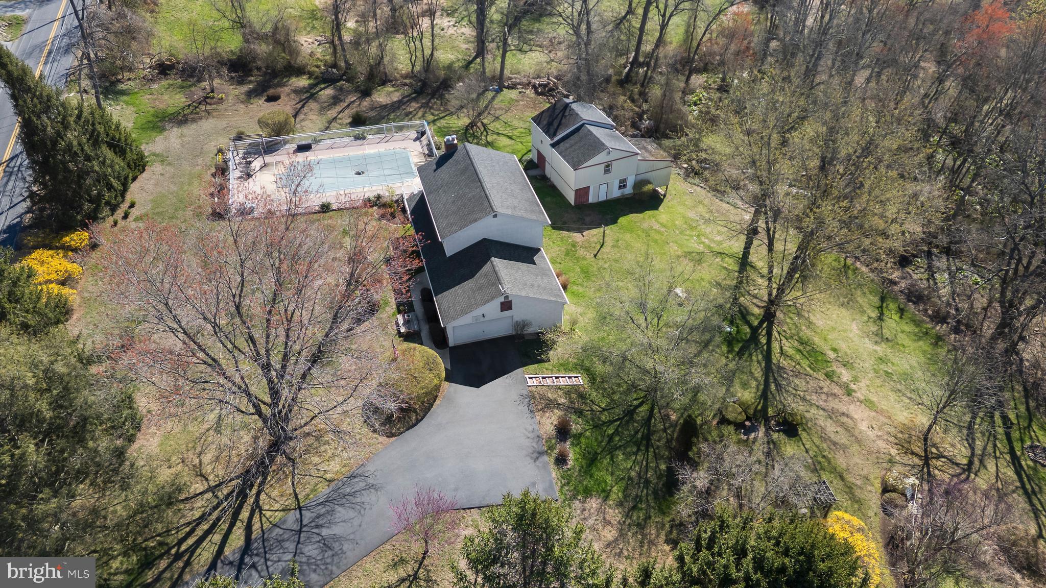 982 Fairview Road Glenmoore, PA 19343 - Photo 55 of 74 an aerial view of a house with outdoor space