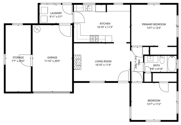 $199,999 | 510 South Church Street, Ferris, TX 75125