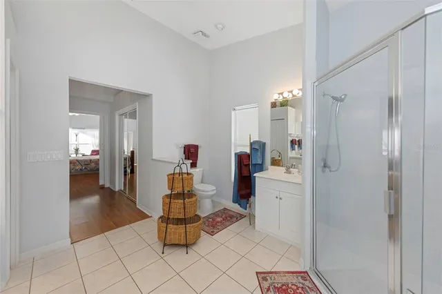 an aerial view of house with yard