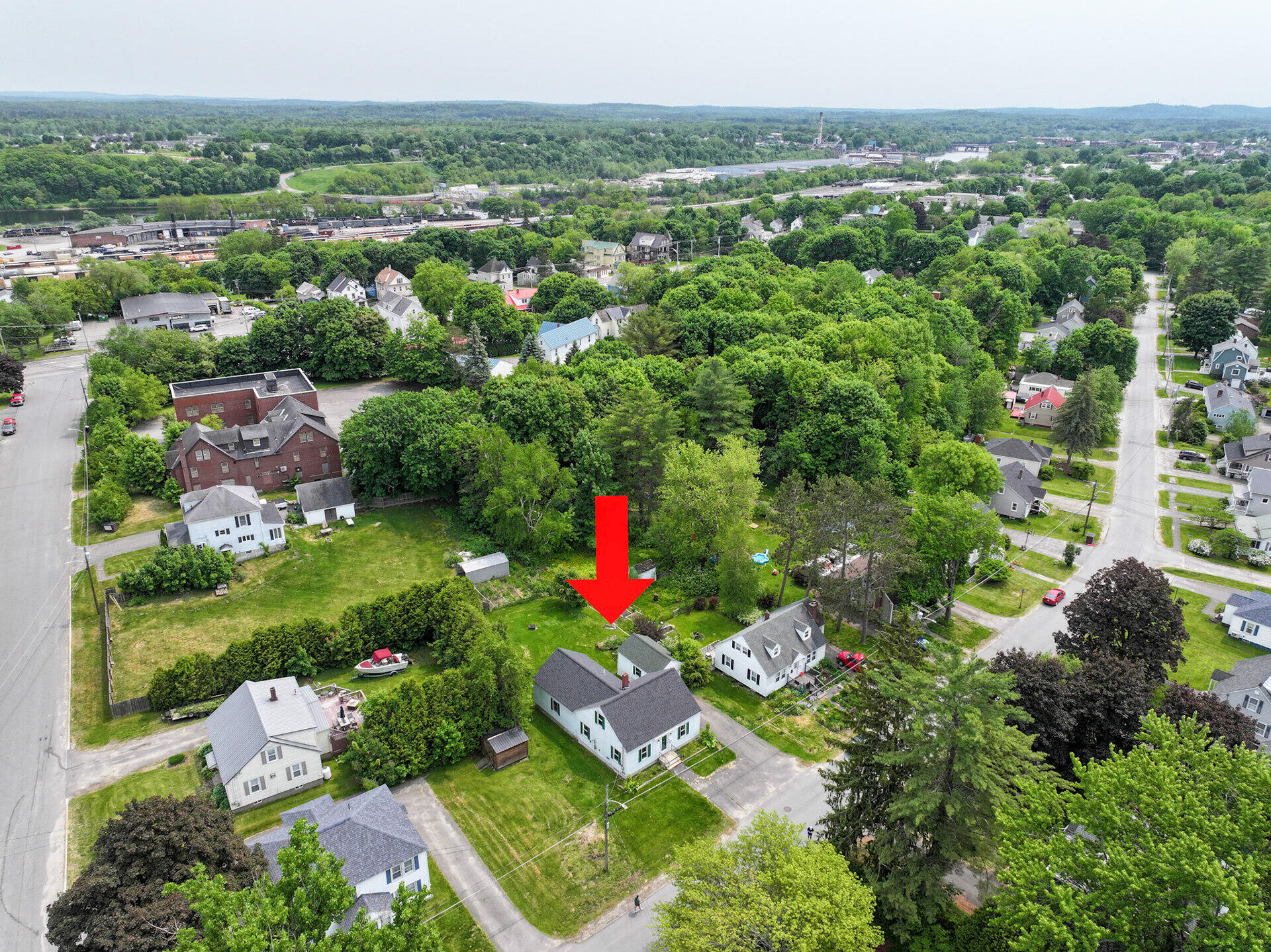 47 Central Avenue Waterville, ME 04901 - Photo 44 of 44 Overhead Drone