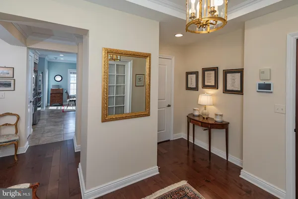 a view of livingroom with furniture and wooden floor