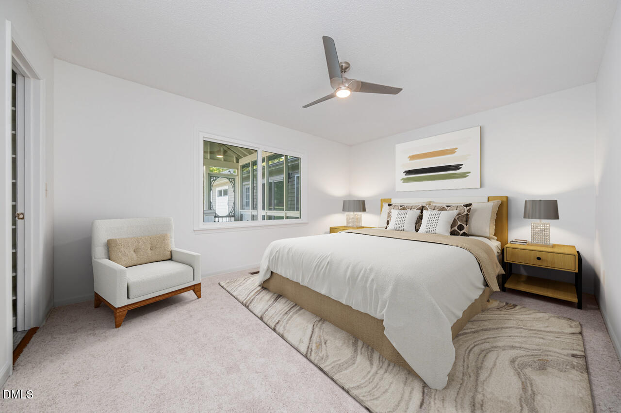 13018 Meadow Ridge Drive Rougemont, NC 27572 - Photo 18 of 26 a spacious bedroom with a bed and window