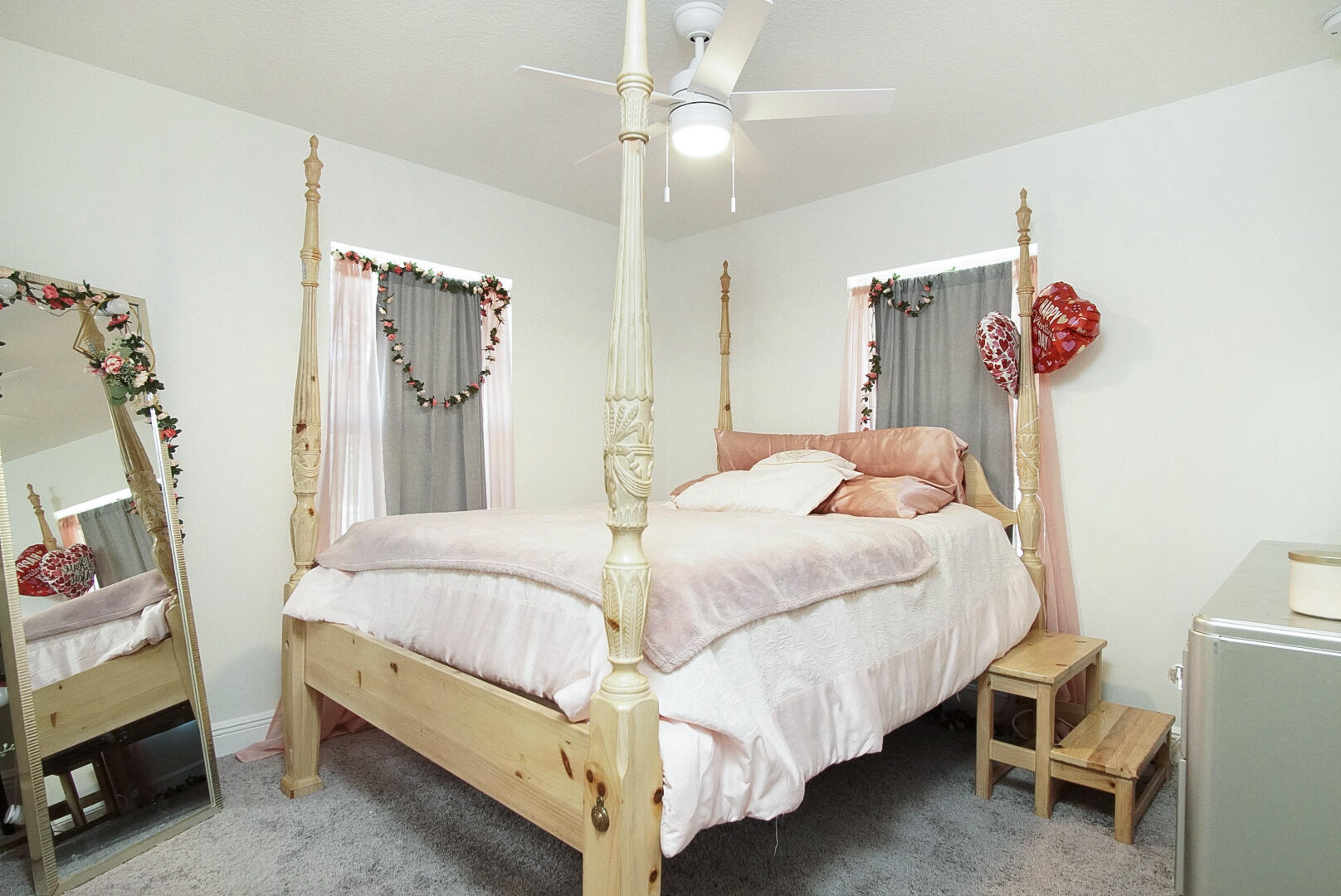 5302 Seagrape Drive Fort Pierce, FL 34982 - Photo 17 of 35 a bedroom with a bed and a tv