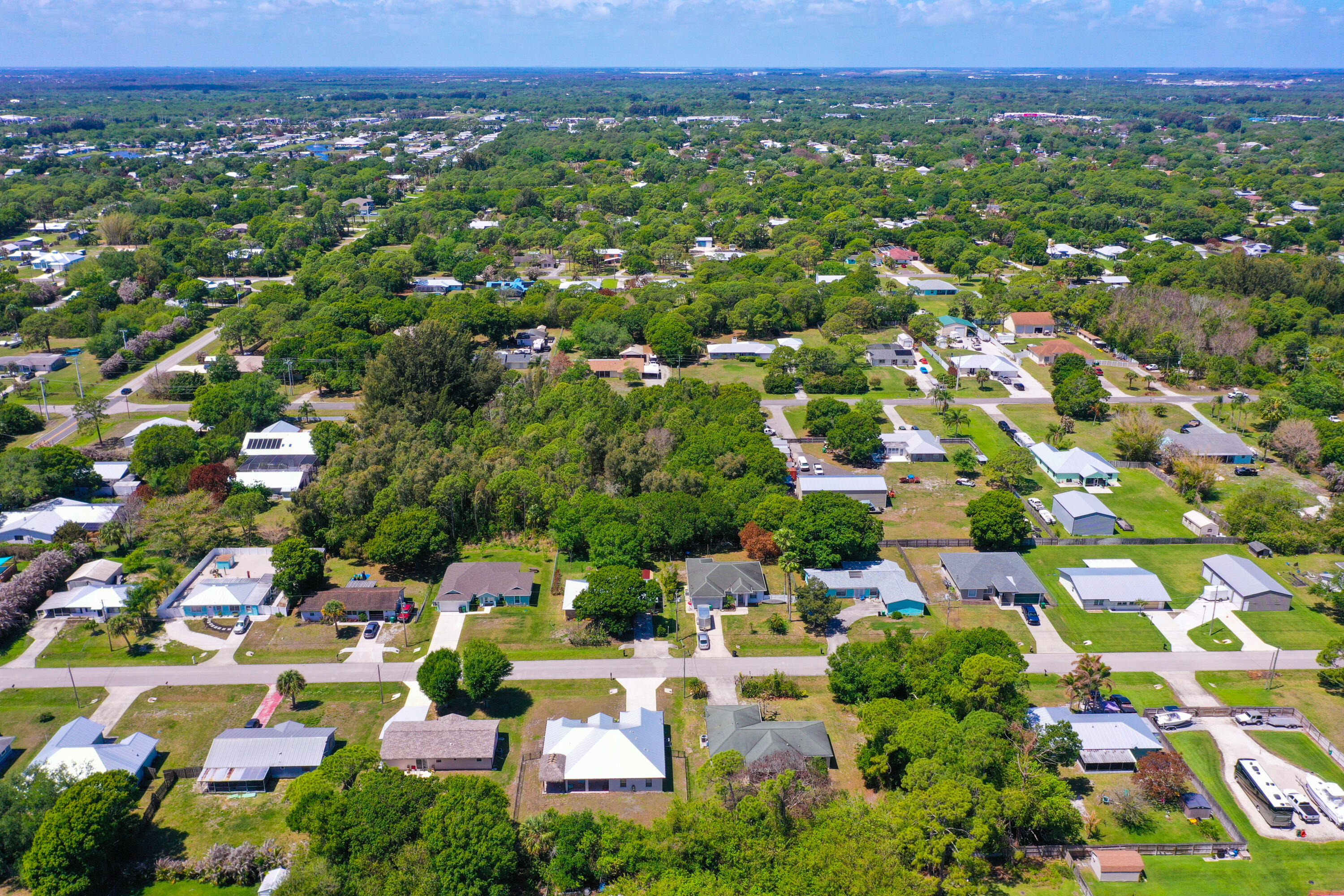 5302 Seagrape Drive Fort Pierce, FL 34982 - Photo 34 of 35 an aerial view of multiple house