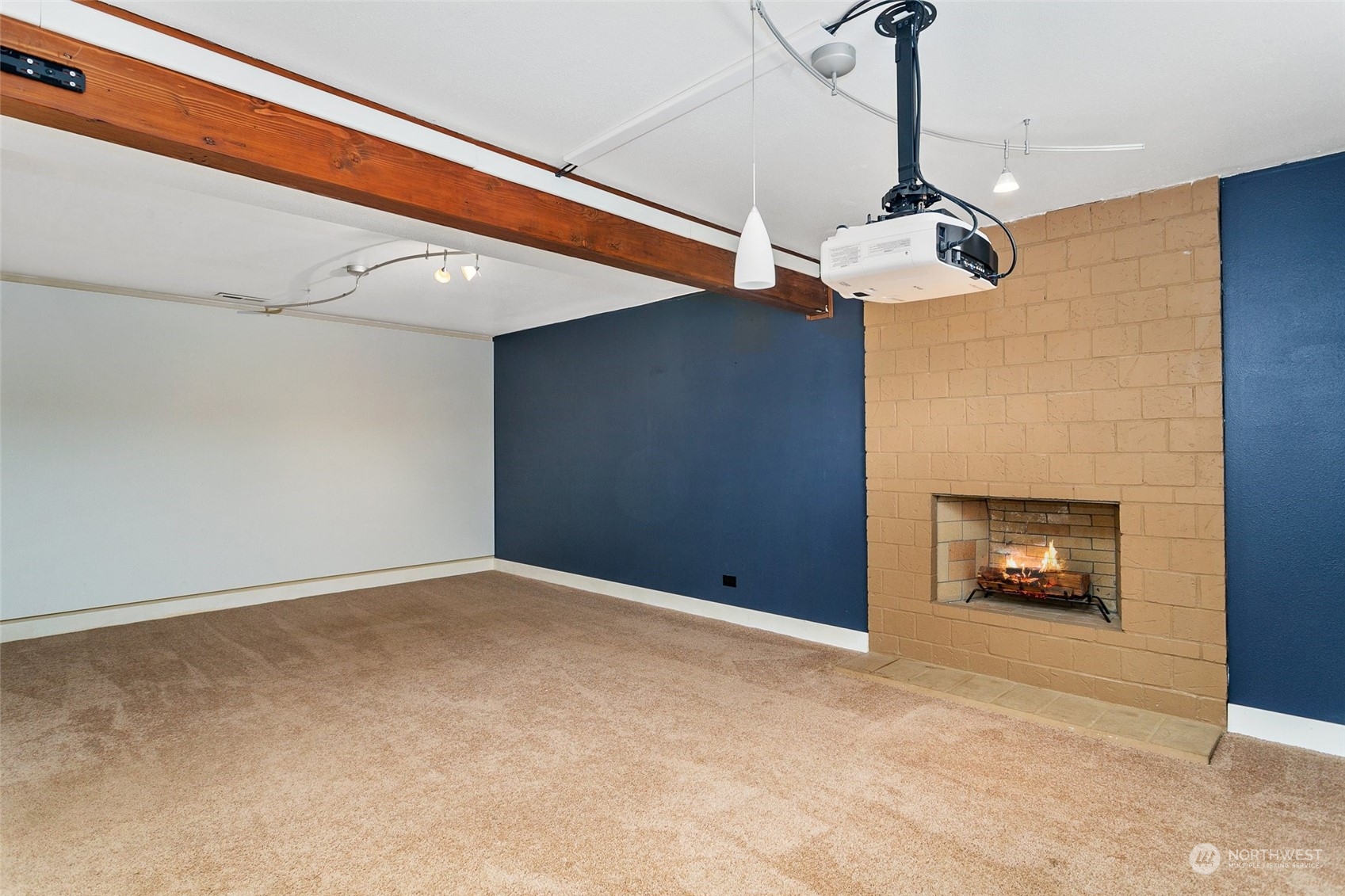 26007 36th Place South Kent, WA 98032 - Photo 25 of 37 a view of an empty room with a fireplace