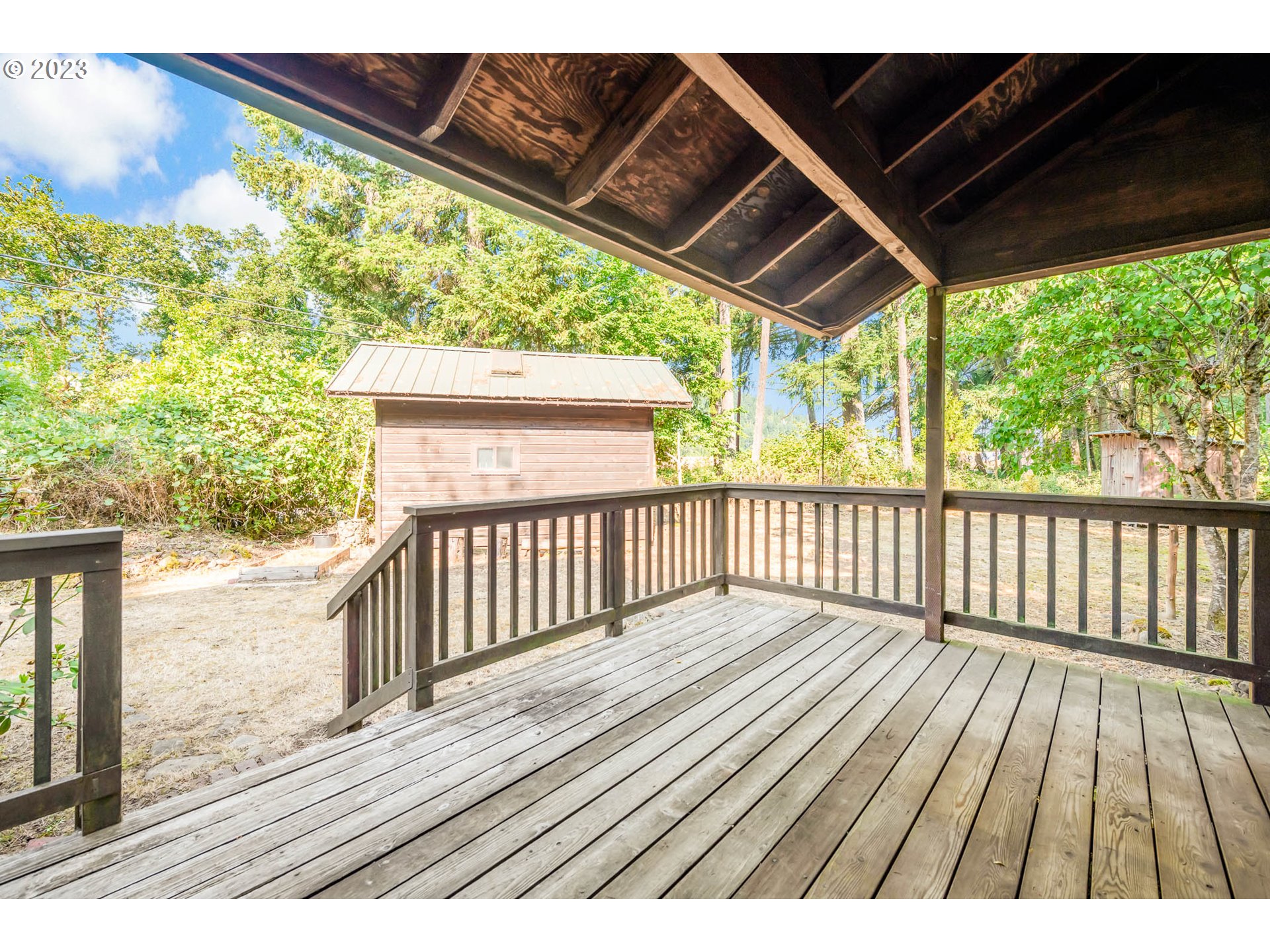 77383 Mosby Creek Road Cottage Grove, OR 97424 - Photo 35 of 48 a view of backyard with green space