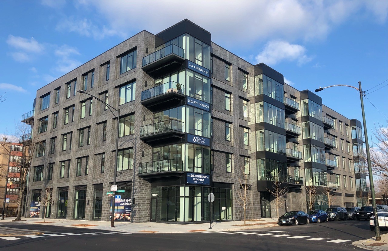 6 North Bishop Street, Unit 203 Chicago, IL 60607 - Photo 1 of 17 a front view of a building