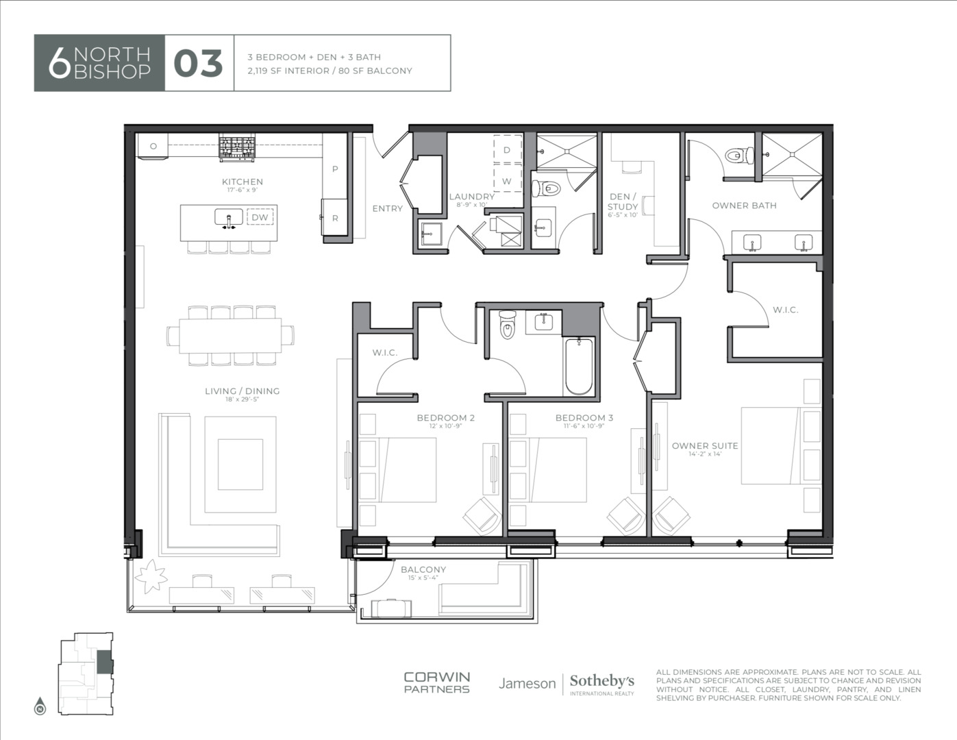 6 North Bishop Street, Unit 203 Chicago, IL 60607 - Photo 17 of 17 a black and white photo of a living room