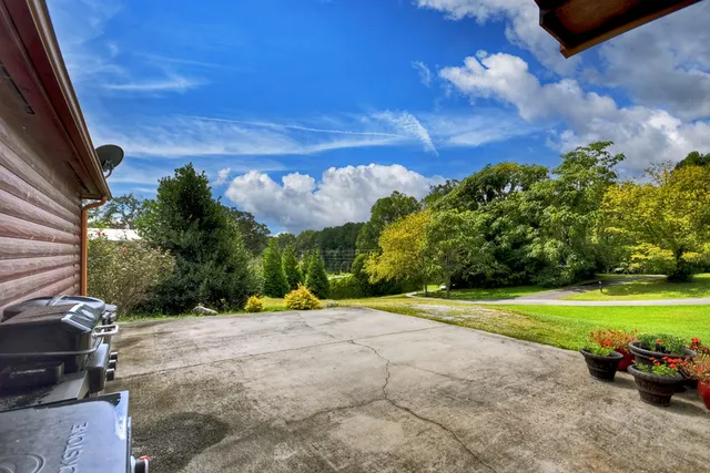 a view of outdoor seating