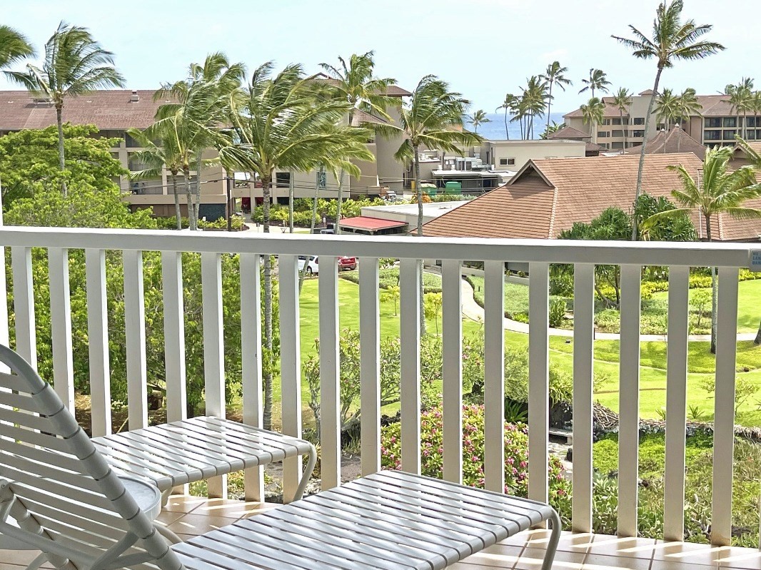 a balcony view with city view