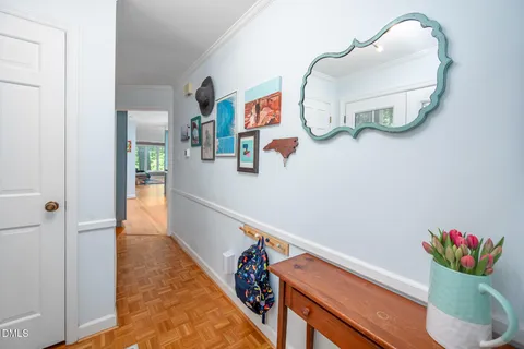 wooden floor in a gallery