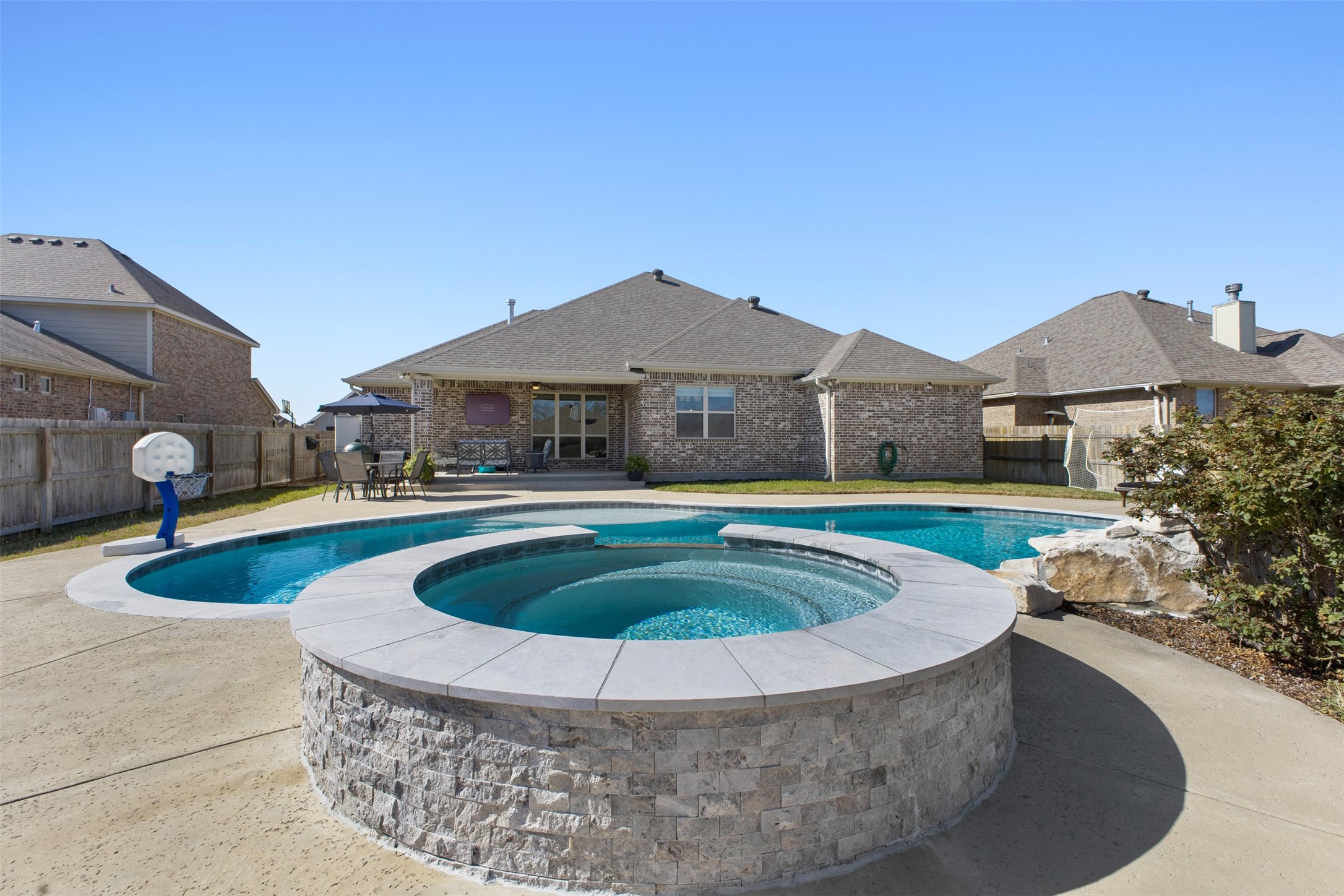 3010 Nobel Court Bryan, TX 77808 - Photo 20 of 23 a view of outdoor space yard and swimming pool