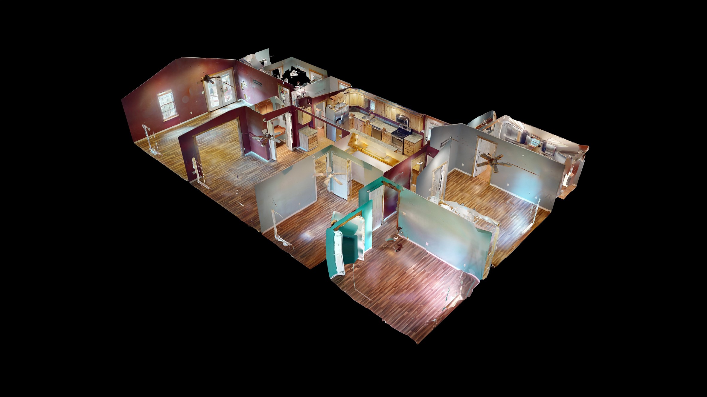 3725 Fm 222 Loop North Coldspring, TX 77331 - Photo 28 of 28 3D Rendered Floor Plan of the home - Check out the Virtual Tour!