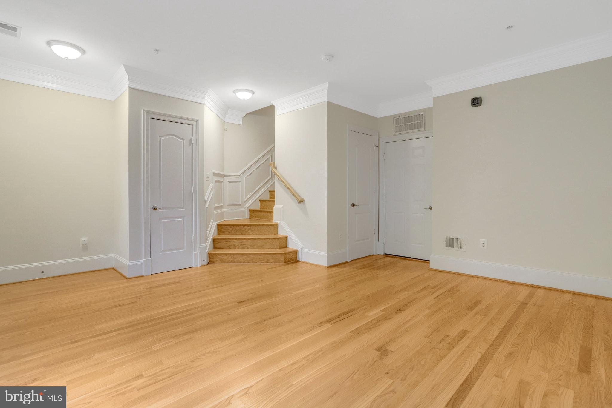 1852 Carpenter Road Alexandria, VA 22314 - Photo 10 of 63 a view of an empty room with stairs and ventilation