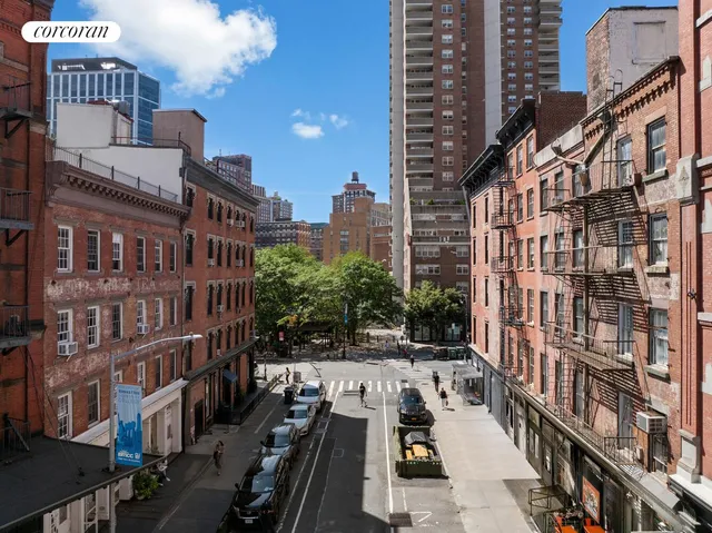 a view of building with door
