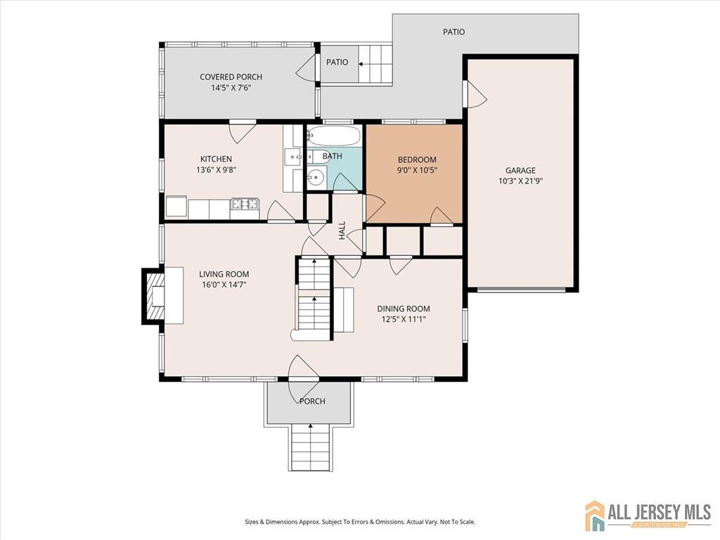 65 Colonial Drive Clark, NJ 07066 - Photo 8 of 44 a picture of a wall with a white wall and sign