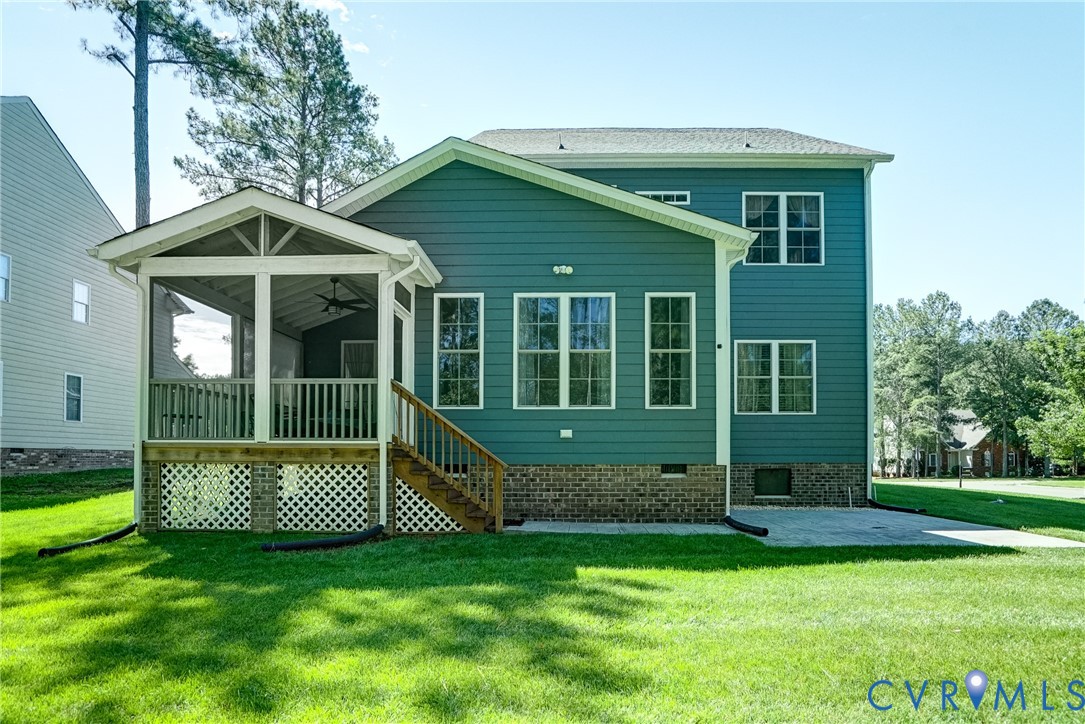 4669 Woburn Road Providence Forge, VA 23140 - Photo 60 of 78 a view of a house with a yard