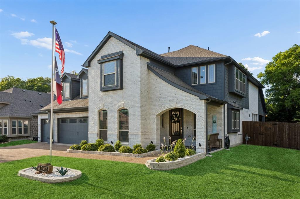 1023 Ridgehurst Road Melissa, TX 75454 - Photo 7 of 39 Two-story residence featuring a white brick and dark gray siding exterior