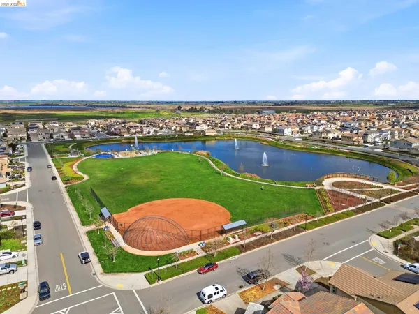 a view of a lake with a ocean view