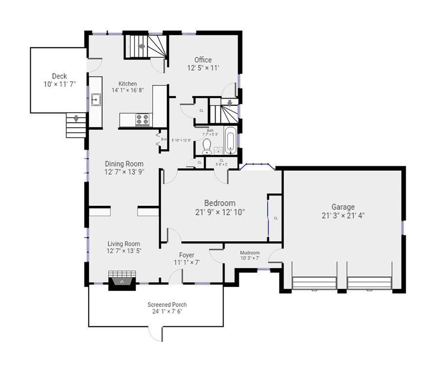 35 Brook Street Wakefield, MA 01880 - Photo 31 of 33 a picture of a bench in a white building